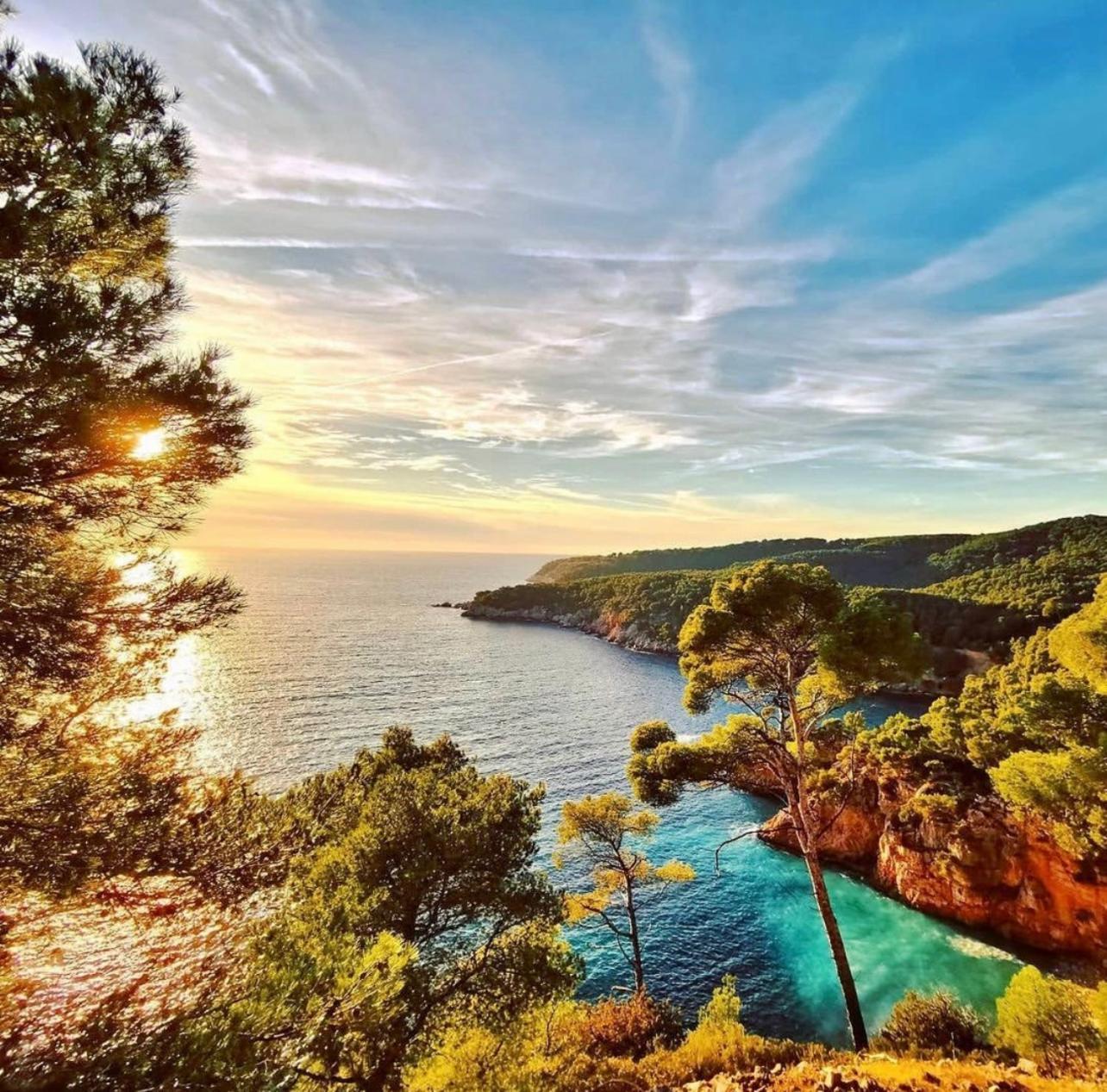 Logement Vue Mer Splendide - Situe A 50 Metres Du Bord De Mer Et 2 Minutes Des Plages - Bandolina Exterior foto
