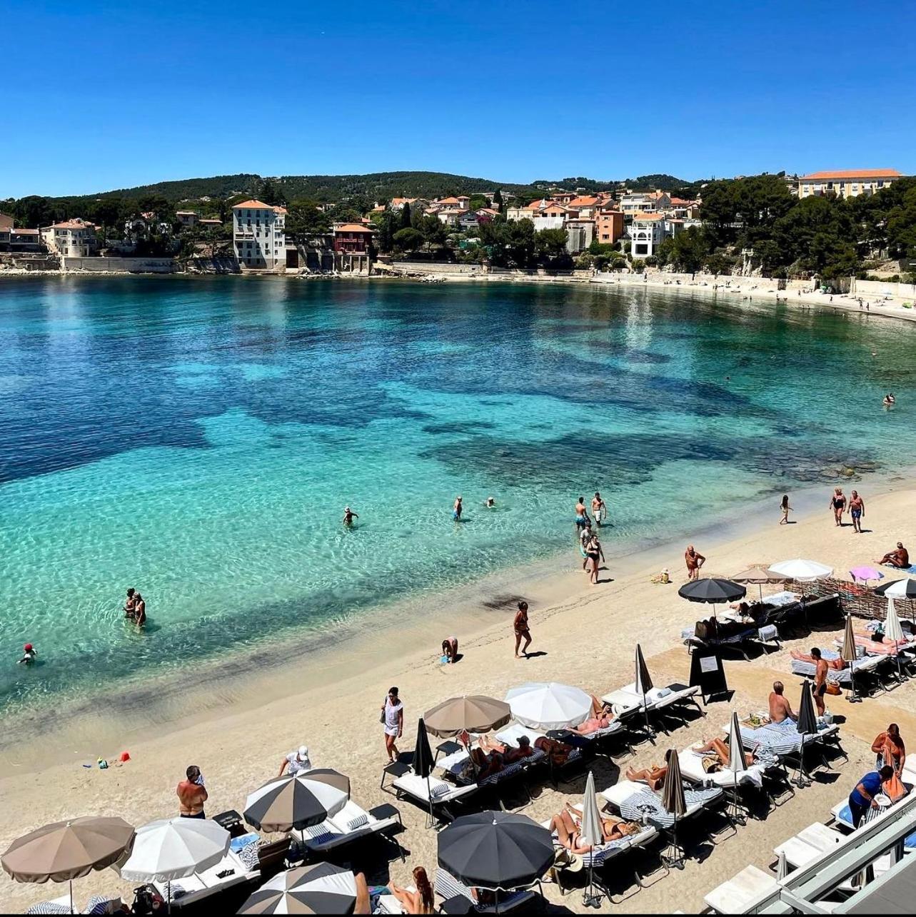 Logement Vue Mer Splendide - Situe A 50 Metres Du Bord De Mer Et 2 Minutes Des Plages - Bandolina Exterior foto