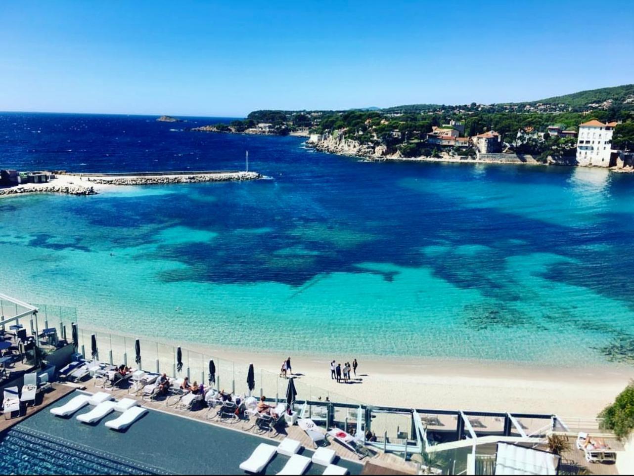 Logement Vue Mer Splendide - Situe A 50 Metres Du Bord De Mer Et 2 Minutes Des Plages - Bandolina Exterior foto